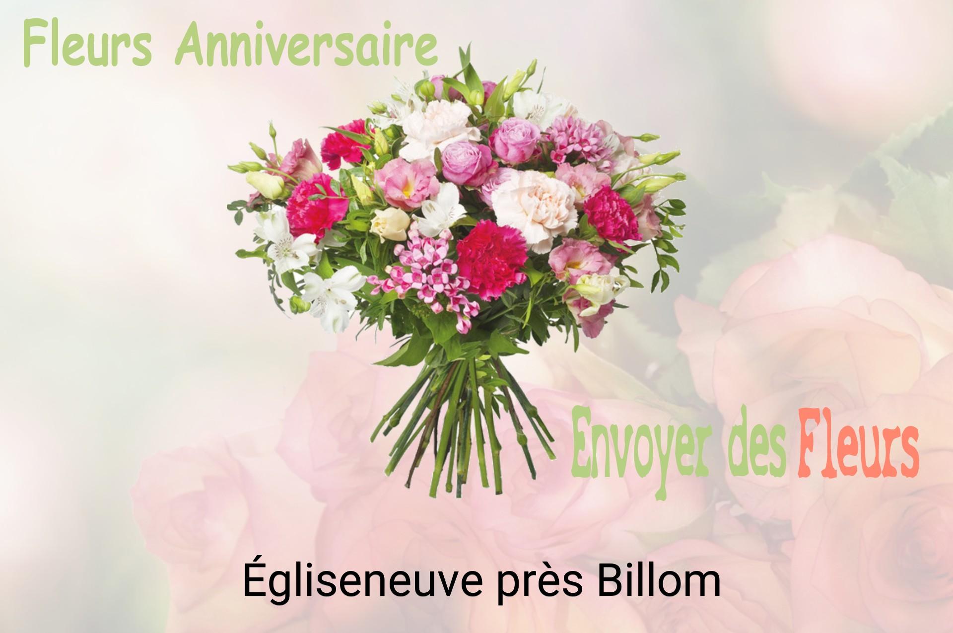 Bouquet de fleurs d’anniversaire livré à Égliseneuve-près-Billom